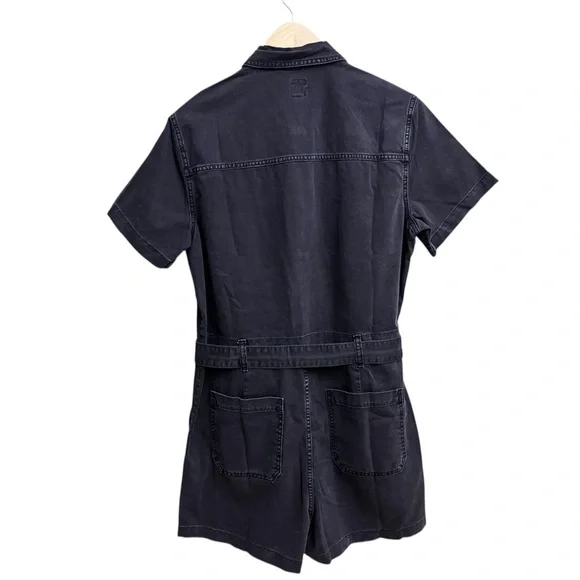 NWT Gap Denim Short Sleeve Utility Romper - Picture 3 of 6